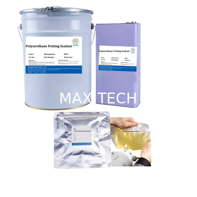 High Thermal Conductivity White PU Potting Adhesive for PCB/LED - Waterproof, Shockproof, Fast Curing Sealant