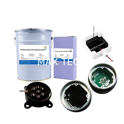 High Thermal Conductivity White PU Potting Adhesive for PCB/LED - Waterproof, Shockproof, Fast Curing Sealant