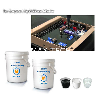 Two-component Black/Gray / White silicone potting Encapsulation Compounds sealant