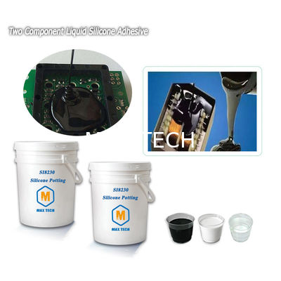 Two-component Black/Gray / White silicone potting Encapsulation Compounds sealant