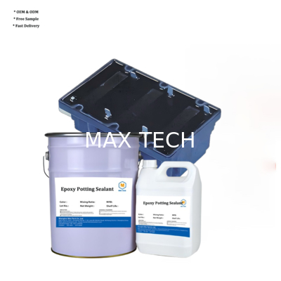Two-component solventless room temperature curing epoxy potting-sealing material Compound