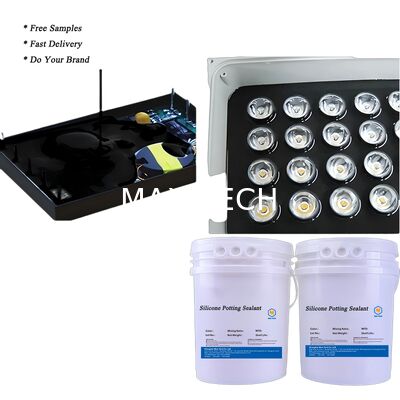 2.0 W/MK Electronic Potting Two Component Glue Silicone Potting Compound for Energy Storage Battery Module Supply
