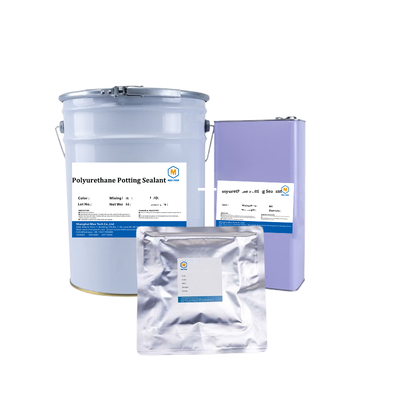 High Thermal Conductivity White PU Potting Adhesive for PCB/LED - Waterproof, Shockproof, Fast Curing Sealant