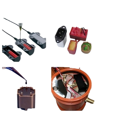 High Thermal Conductivity White PU Potting Adhesive for PCB/LED - Waterproof, Shockproof, Fast Curing Sealant