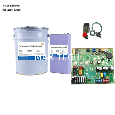 High Thermal Conductivity White PU Potting Adhesive for PCB/LED - Waterproof, Shockproof, Fast Curing Sealant