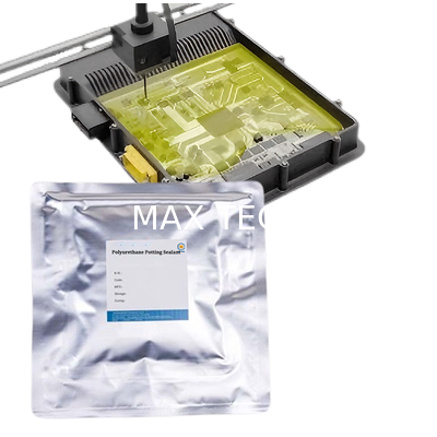 High Thermal Conductivity White PU Potting Adhesive for PCB/LED - Waterproof, Shockproof, Fast Curing Sealant