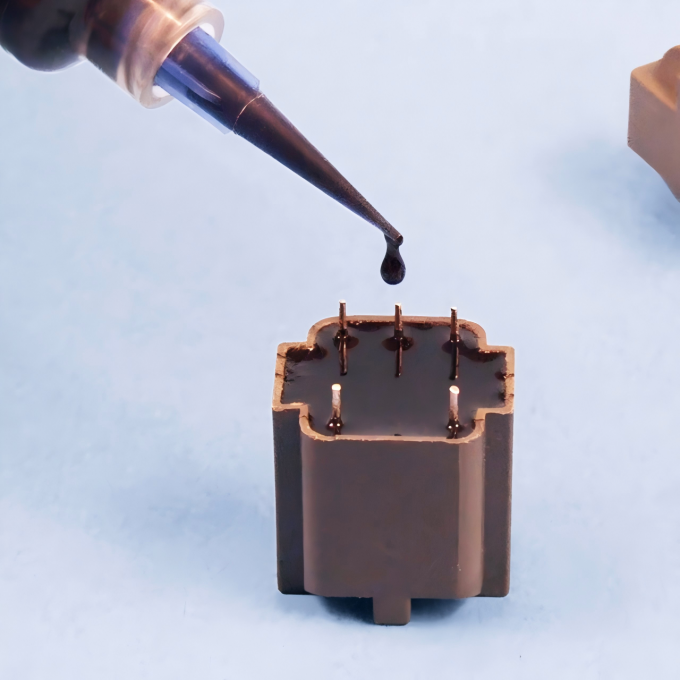 Two-component solventless room temperature curing epoxy potting-sealing material Compound 5